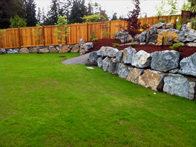 blasted rock wall victoria cowichan valley gulf islands