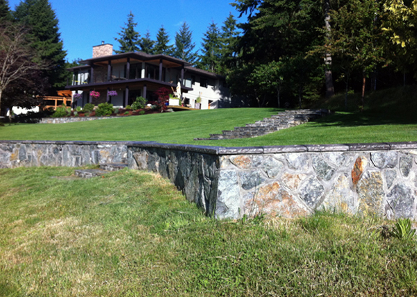 victoria retaining wall construction